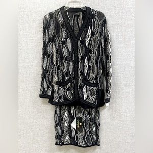 NWT COOGI Australia Women’s Cardigan & Skirt Set Size Small